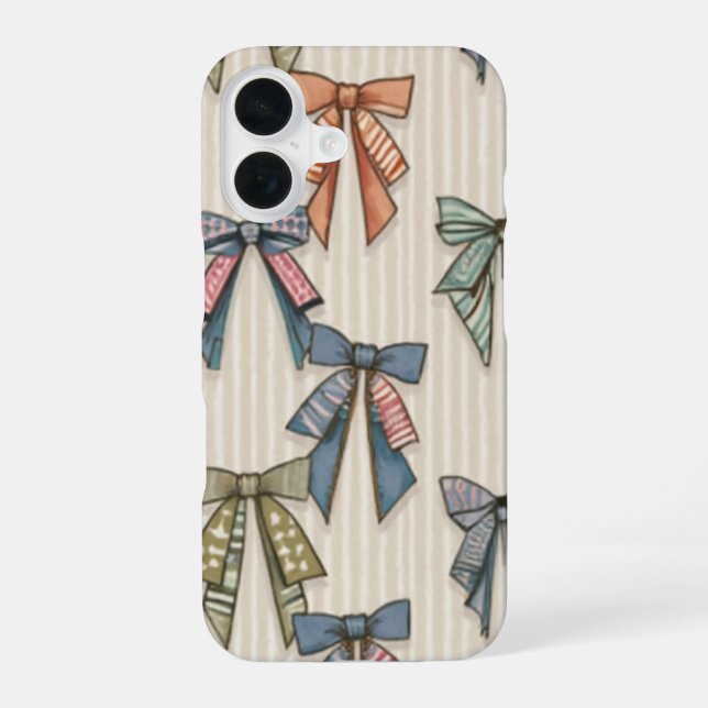 Lovely Ribbon Iphone16 Case (Back)