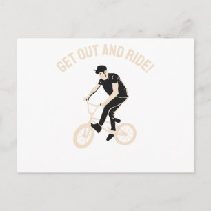 Lovely Rider Design - Get Out And Ride! Postcard