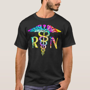 Lovely RN Registered Nurse Tie Dye  HoodieSolid co T-Shirt