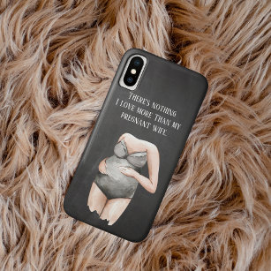 Lovely Romantic Pregnancy Wife Gift With Quote Case-Mate iPhone Case