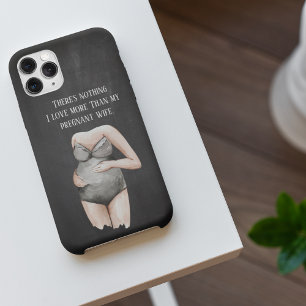 Lovely Romantic Pregnancy Wife Gift With Quote iPhone 11Pro Max Case