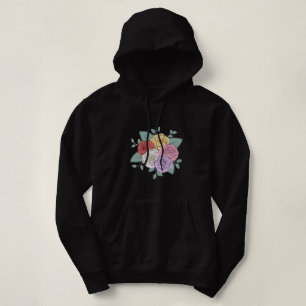 Lovely Rose Girl Vibes Hoodie design 