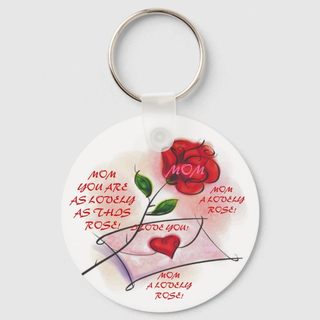 LOVELY ROSES! Key Chain (Front)