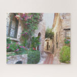 Lovely Scenic Street in Provence France Jigsaw Puzzle<br><div class="desc">This beautiful scene is in Provence, France. Enjoy the feel and the lovely flowers -- the serenity of the moment. Any design questions, just send an email to charmdesignstudio@rcn.com and we'll be delighted to assist. Includes cardboard carry-case with puzzle image printed on lid; Sturdy cardboard stock, mounted on chipboard Easy...</div>