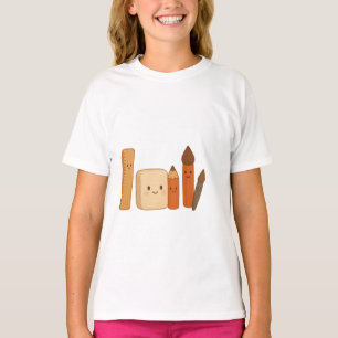 Lovely School Tools – Cute Transparent T-Shirt