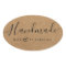 lovely script Handmade business Heart Sticker