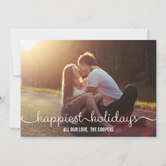 LOVELY SCRIPT Holiday Photo Cards