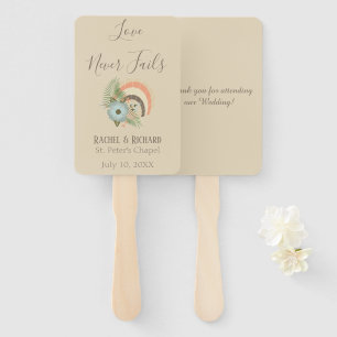 Lovely Seashell Beach Theme Hand Fan