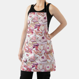 Lovely Shabby Chick Autumn Pattern Apron