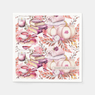 Lovely Shabby Chick Autumn Pattern Napkin