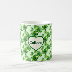 Lovely Shamrocks St. Patrick's Day Coffee Mug