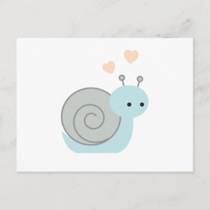 Lovely Snail Postcard