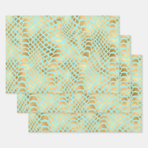 Lovely snake skin wrapping paper sheet