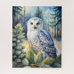 Lovely Snowy Owl Jigsaw Puzzle