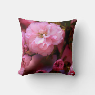 Lovely Spring Pink Cherry Blossoms Cushion