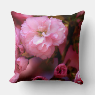 Lovely Spring Pink Cherry Blossoms Cushion