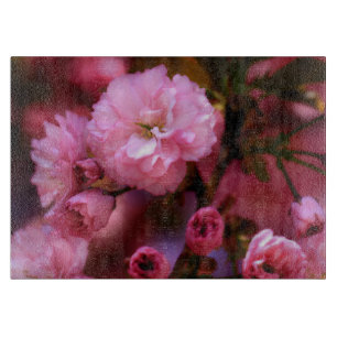 Lovely Spring Pink Cherry Blossoms Cutting Board