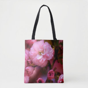 Lovely Spring Pink Cherry Blossoms Tote Bag