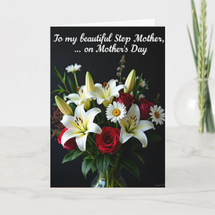 Lovely Step Mothers Day Art Card