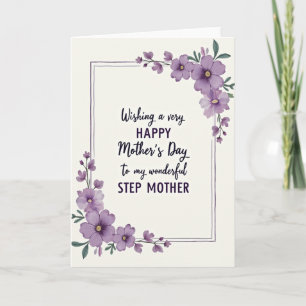 Lovely Stepmother Card Design