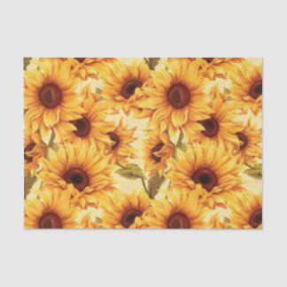 Lovely sunflowers tissue paper