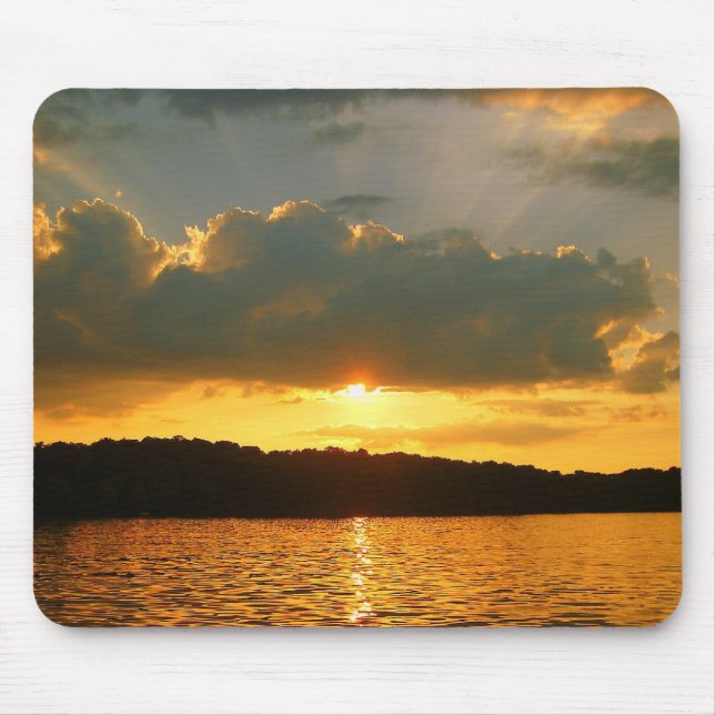 Lovely Sunset Mouse Pad (Front)