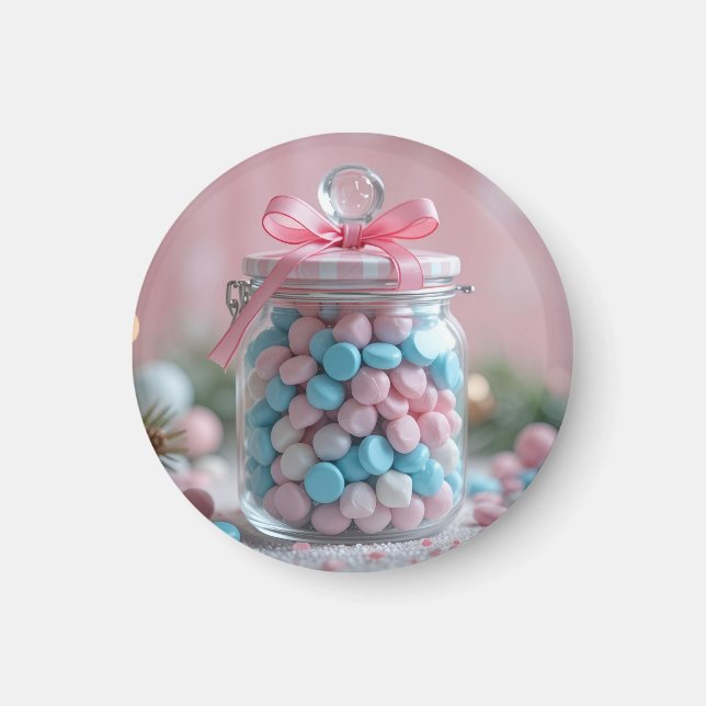 lovely sweet candy jar magnet (Front)