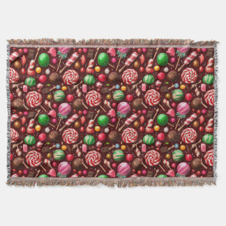 lovely sweet candydesign throw blanket