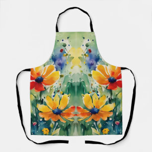 Lovely Sweety Flowers and Roses Apron