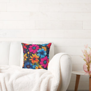 Lovely Sweety Flowers and Roses Cushion