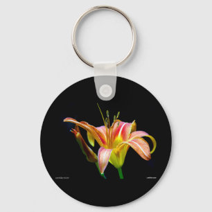 Lovely Tawny Daylily II Apparel and Gifts Key Ring
