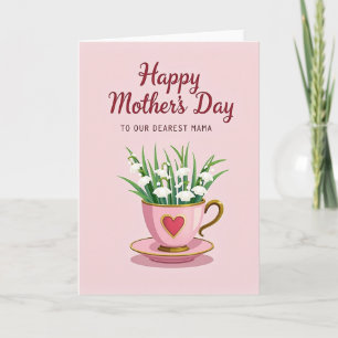 Lovely Teacup Mothers Day Card