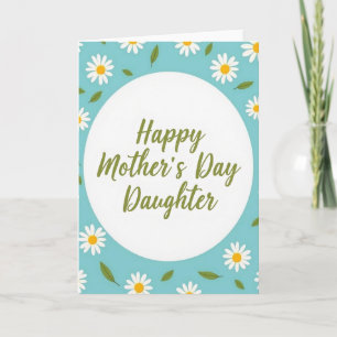Lovely Teal Mothers Day Card