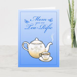 Lovely teapot and teacup card