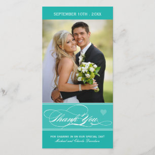 Lovely Thank You Photo Card (4x8)