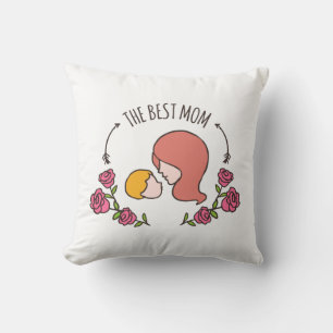 Lovely The Best Mum Mother's Day   Throw Pillow