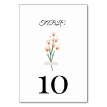 Lovely Trendy Pink Watercolor Wildflower