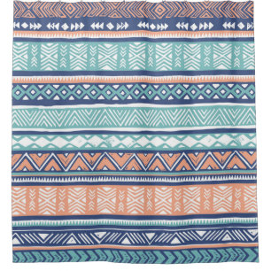 Lovely tribal ethnic. Vintage aztec hand drawn ill Shower Curtain