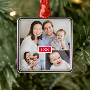 Lovely Trio EDITABLE COLOR Personalised Ornament