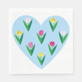 Lovely tulips. napkin
