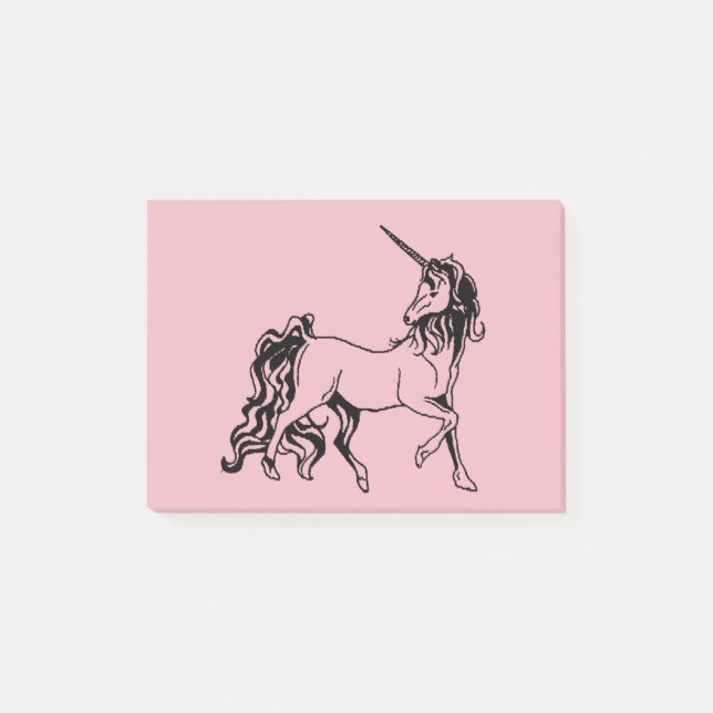 Lovely Unicorn Post-it Notes (Front)