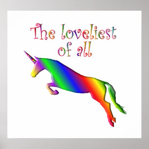 Lovely Unicorn Poster