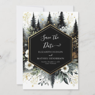 Lovely Unique Enchanted Forest Wedding Save The Date