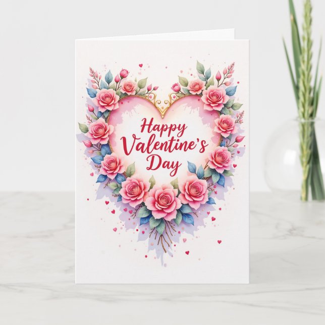 Lovely Valentines Day Card (Front)