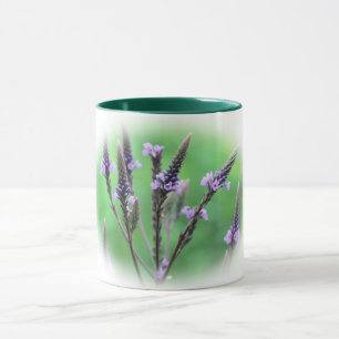 Lovely Vervain Flower Personalised Mug
