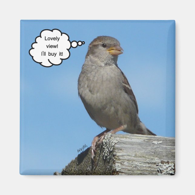 Lovely View magnet (Front)