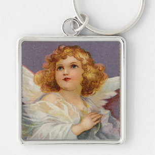 Lovely Vintage Angel Key Ring