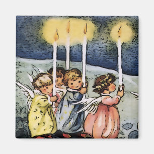 Lovely vintage Angels Magnet