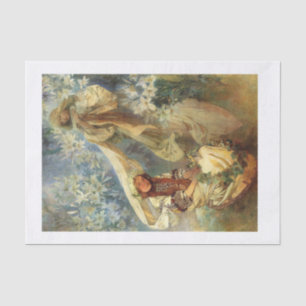 Lovely vintage art for decoupage tissue paper