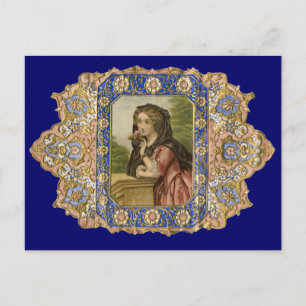 Lovely Vintage French Illustration Postcard